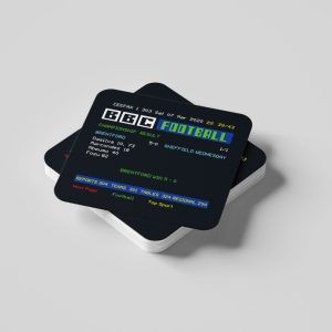 Ceefax Coaster - SWFC 5-0 Last game at Griffin Park