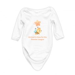 Baby Grow –  Arrived in time for the Premier League