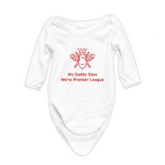 Baby Grow –  My Daddy says We’re Premier League