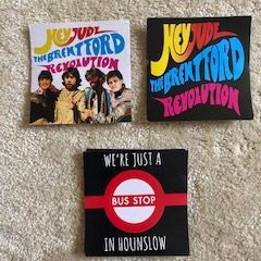 sticker pack 2 – Hey Jude / Bus Stop in Hounslow