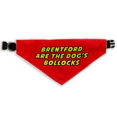 Dog Scarf – Brentford are the dogs bollocks