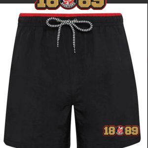Swim Shorts 1889 Black / Red