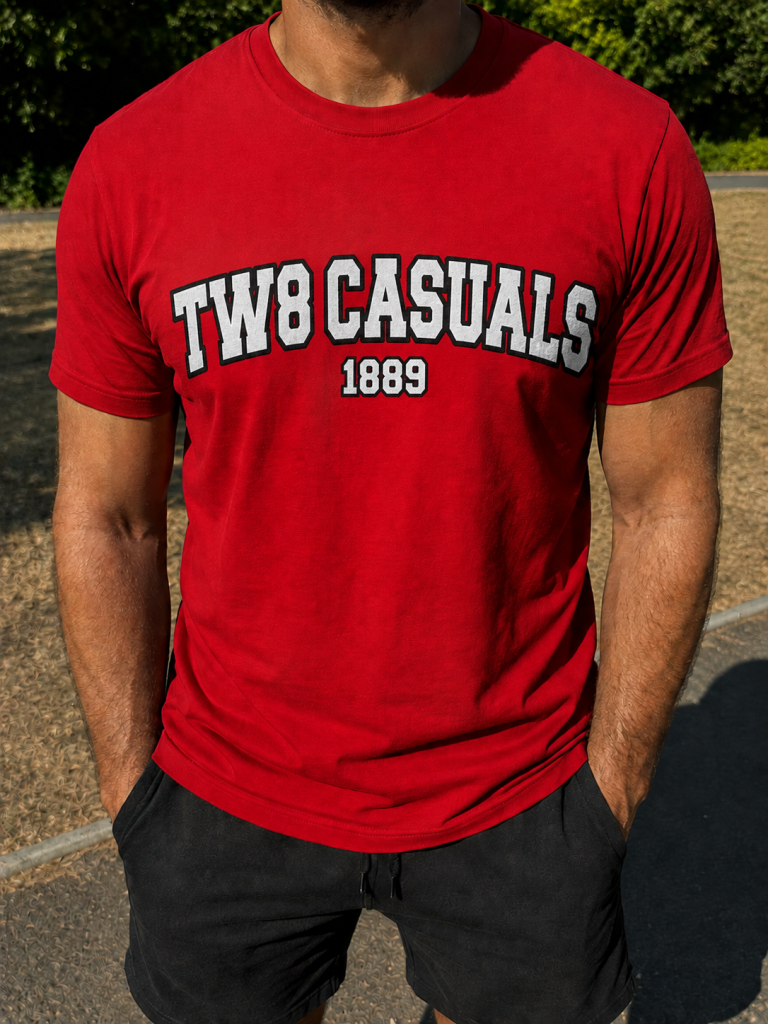 Tw8 Casuals Brentford 1889 red T-Shirt