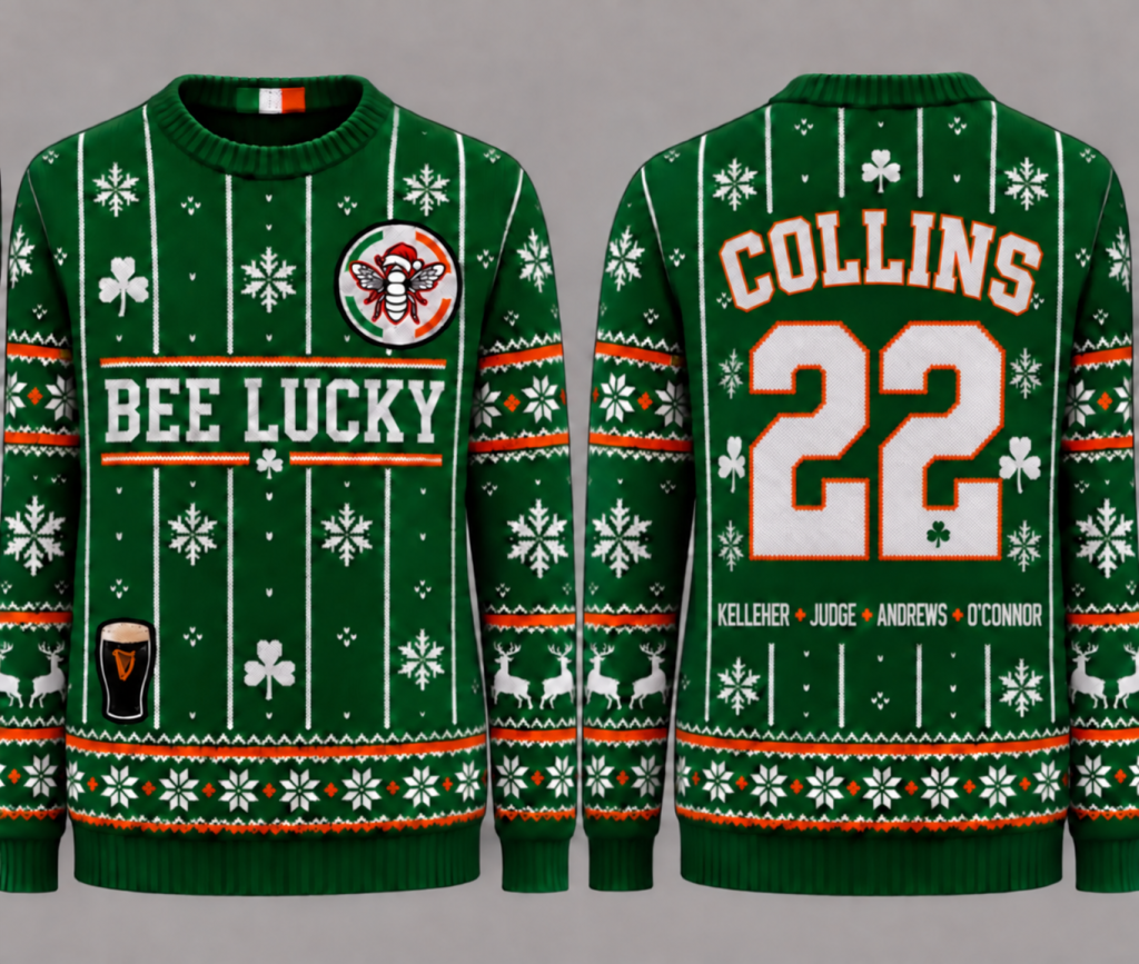 Brentford Nathan Collins christmas jumper ireland kit inspired