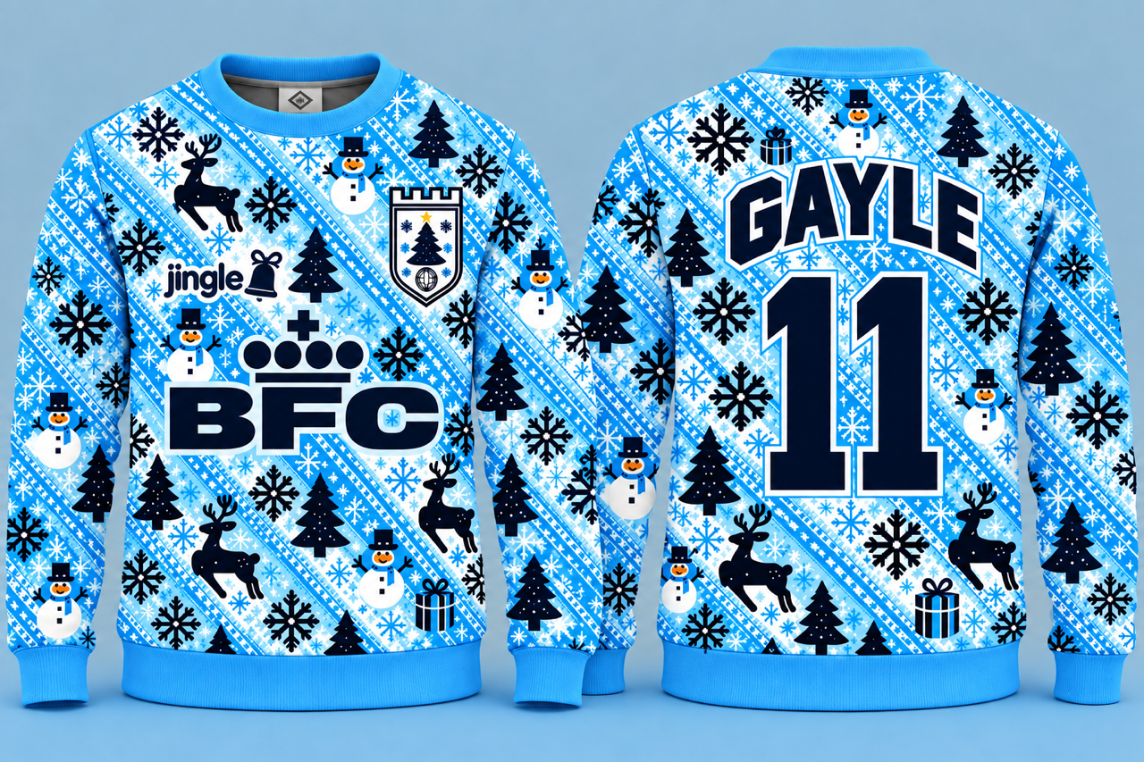 Christmas-jumper-brentford-footbal-club-1992-1994-inspired-kit-Marcus-Gayle