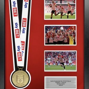 Framed Medal - Brentford 2-0 Swansea, Play-Off Final 2021